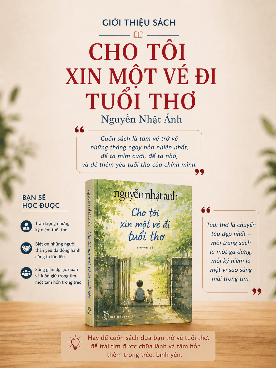 Cho Tôi Xin Một Vé Đi Tuổi Thơ